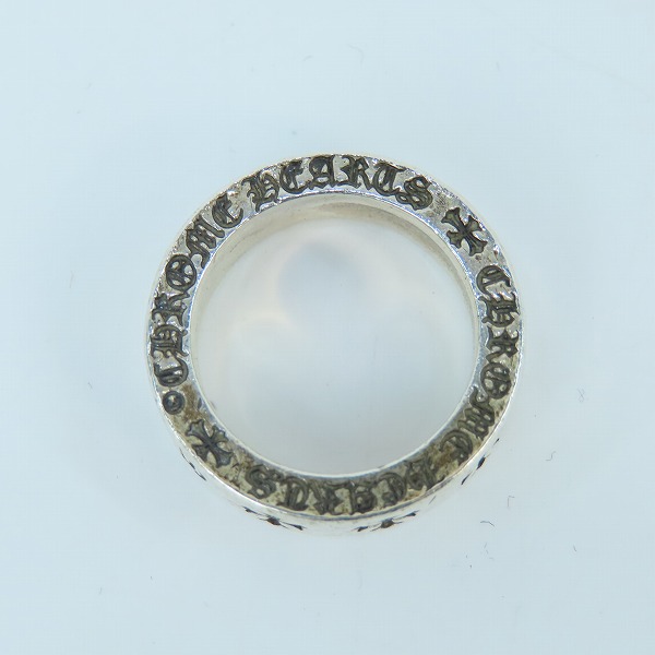 実際に弊社で買取させて頂いたCHROME HEARTS/クロムハーツ 6mmスペーサーリング FOREVER/フォーエバー/10.5号の画像 6枚目