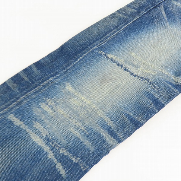 実際に弊社で買取させて頂いたNEIGHBORHOOD/ネイバーフッド Narrow Straight 06EX SAVAGE LEVEL-4 ダメージ加工 デニムパンツ DCNH-PT-09 S の画像 7枚目