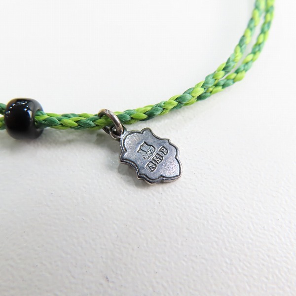 実際に弊社で買取させて頂いた(2)AMP JAPAN/アンプジャパン スター ブレスレット グリーンの画像 4枚目