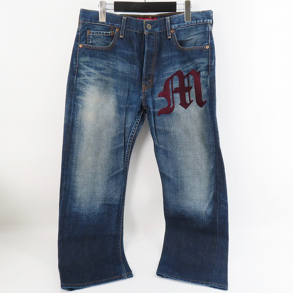 実際に弊社で買取させて頂いたJUNYA WATANABE COMME des GARCONS MAN×Levi's/コムデギャルソン×リーバイス ペイント デニムパンツ JW503 YG-P003/AD2002/M