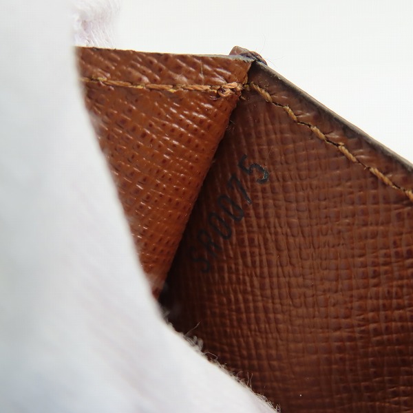 実際に弊社で買取させて頂いたLOUIS VUITTON/ルイヴィトン モノグラム モンソー ハンドバッグ/セカンドバッグ M51185の画像 5枚目