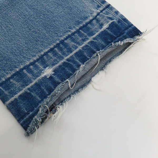実際に弊社で買取させて頂いた【JPタグ】CELINE/セリーヌ ウェスリージーンズ デニムパンツ インディゴ N850 034S 08ZM/27の画像 7枚目