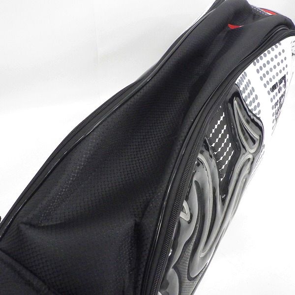 実際に弊社で買取させて頂いたle coq sportif/ルコックスポルティフ ゴルフ QQBPJJ06 9型 6分割キャディバッグ ホワイトｘブラックの画像 6枚目