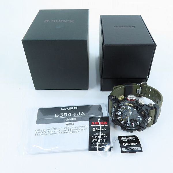 実際に弊社で買取させて頂いたG-SHOCK/Gショック MASTER OF G MUDMASTER/マスター オブ G マッドマスター GG-B100-1A3JFの画像 7枚目