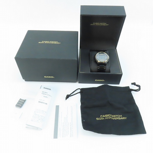 実際に弊社で買取させて頂いたCASIO/カシオ CASIOTRON/カシオトロン 50TH ANNIVERSARY/50周年記念 TRN-50ZE-1AJRの画像 9枚目