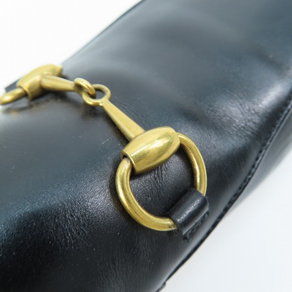 実際に弊社で買取させて頂いたGUCCI/グッチ ヨルダーン レザーホースビットローファー 404069 /38の画像 8枚目