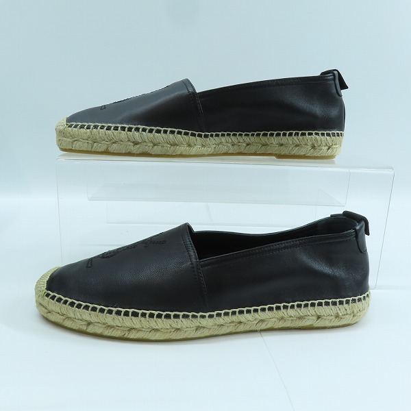 実際に弊社で買取させて頂いたSAINT LAURENT/サンローラン YSLロゴ 刺繍 エスパドリーユ 471740/40の画像 3枚目