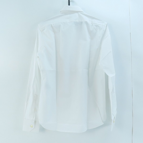 実際に弊社で買取させて頂いた(2)【未使用】SAINT LAURENT/サンローラン 19SS プレーン 長袖シャツ 536096 Y216W/36の画像 1枚目