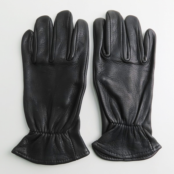 実際に弊社で買取させて頂いたCHURCHILL/チャーチル ディアスキン/鹿革 米国製 グローブ ブラック/S
