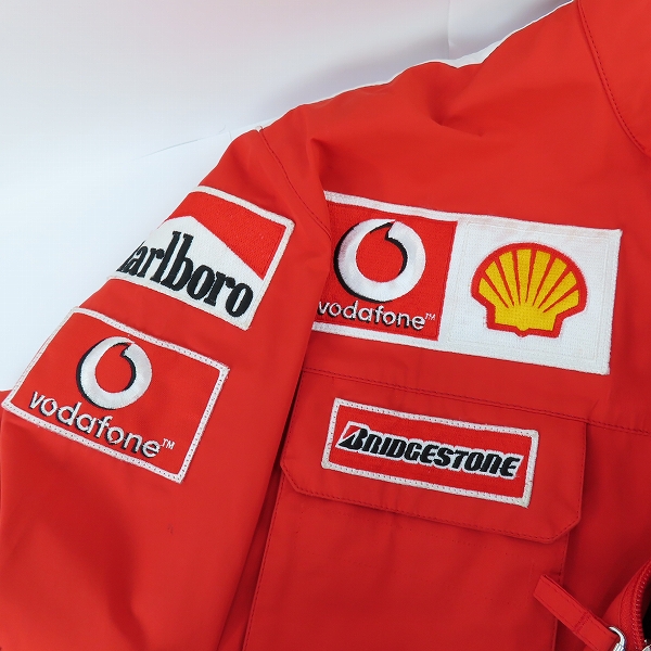 実際に弊社で買取させて頂いたFILA/フィラ Ferrari/フェラーリ Formula1/F1 ジャケット /Mの画像 9枚目