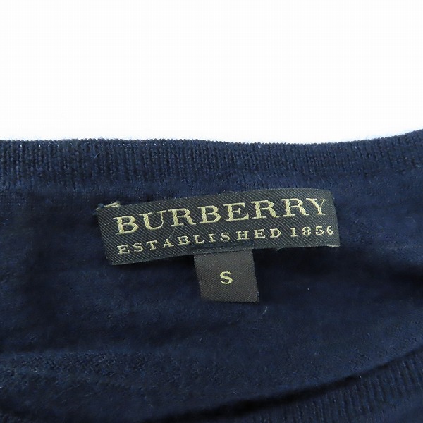実際に弊社で買取させて頂いたBURBERRY ESTABLISHED 1856/バーバリー ボーダー カットソー/ニット Sの画像 2枚目