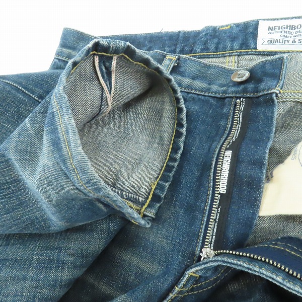 実際に弊社で買取させて頂いたNEIGHBORHOOD/ネイバーフッド 15AW WASHED . DP MID / 14OZ-PT/デニムパンツ 152DCNH-PTM14/Lの画像 5枚目