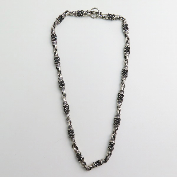 実際に弊社で買取させて頂いた【ギャラ付】Gabor/ガボール MINITURE MARONI LINK NECKLACE/ミニチュア マカロニ リンク ネックレス 16リンクの画像 5枚目