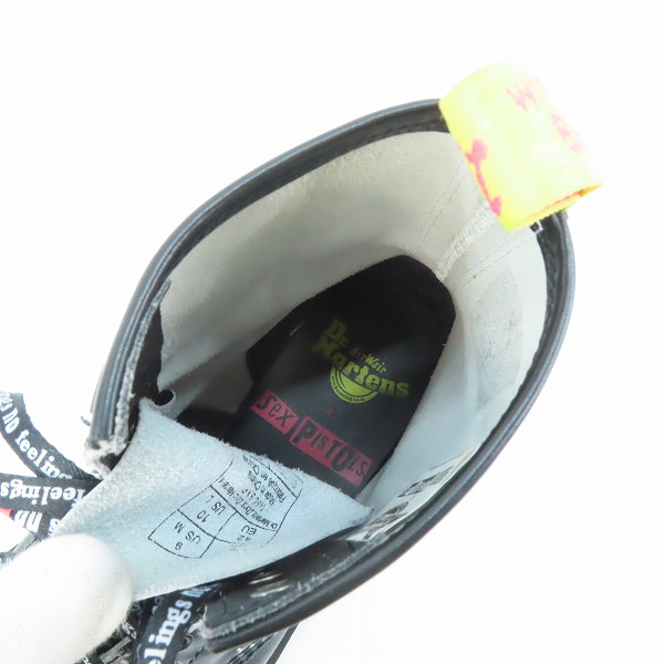 実際に弊社で買取させて頂いたDr.Martens/ドクターマーチン SEX PISTOLS BACKHAND STRAW GRAIN 8ホールブーツ/1460 SXP/UK8の画像 4枚目