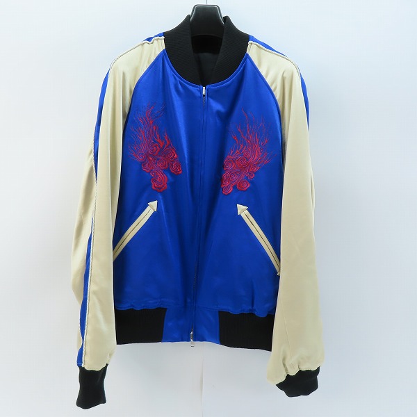 実際に弊社で買取させて頂いたY-3/ワイスリー YOHJI YAMAMOTO×adidas JFA/サッカー 日本代表　コラボ スカジャン/スーベニアジャケット IW4988/XS