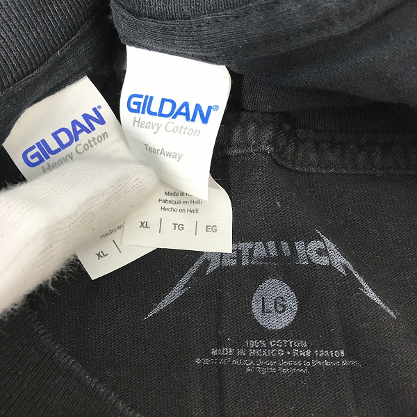 実際に弊社で買取させて頂いた【おまとめ】METALLICA/メタリカ バンドTシャツ/バンTの画像 2枚目