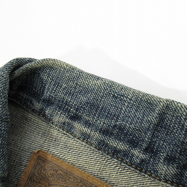 実際に弊社で買取させて頂いたCOOTIE/クーティー ヴィンテージ加工 3rd type/デニムジャケット/Lの画像 8枚目