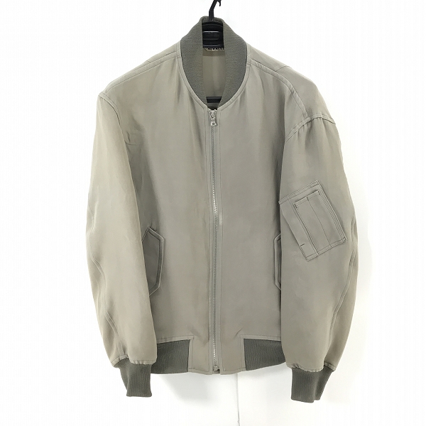 実際に弊社で買取させて頂いたAURALEE/オーラリー SILK TRIPLE CLOTH ZIP BLOUSON/シルク トリプルクロス ジップブルゾン A20SB01TG/4