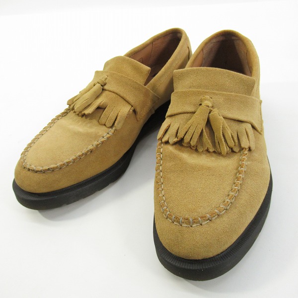 実際に弊社で買取させて頂いたA BATHING APE × Dr.Martens/アベイシングエイプ×ドクターマーチン  ADRIAN / スウェードタッセルローファー/UK9