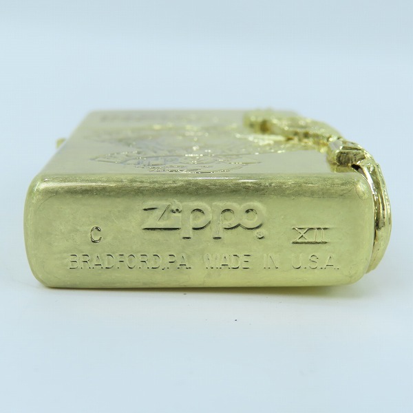 実際に弊社で買取させて頂いたZIPPO/ジッポー Harley-Davidson/ハーレーダビッドソン LIVE TO RIDE サイドメタル貼り 1996年製の画像 4枚目