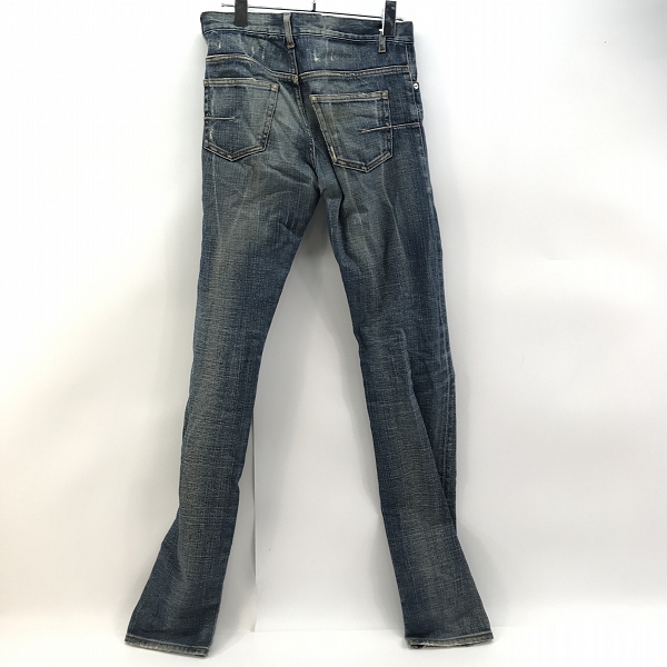 実際に弊社で買取させて頂いたDior Homme/ディオール オム 07SS エディ期 ファインドアゲイン ダメージ加工 デニムパンツ 7E3110610198/28の画像 1枚目