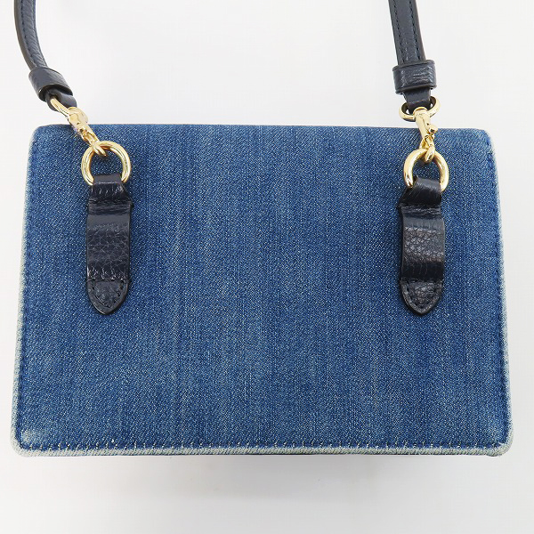 実際に弊社で買取させて頂いたCOACH/コーチ デニム ショルダーバッグ/C3325の画像 1枚目