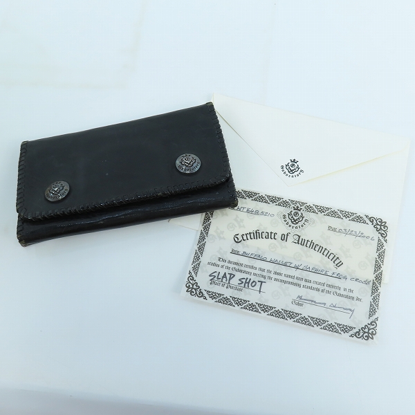 実際に弊社で買取させて頂いた【ギャラ付き】Gabor/Gaboratory/ガボール クラウンボタン Tバー 長財布/ロングウォレットの画像 9枚目