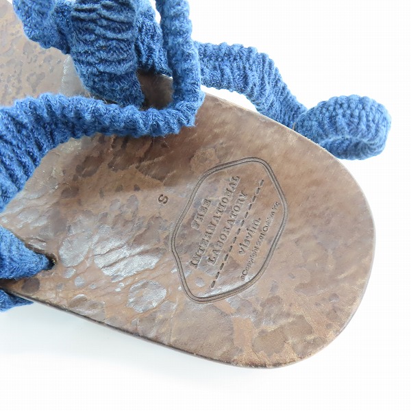 実際に弊社で買取させて頂いたvisvim/ビズビム レザーサンダル/Sの画像 4枚目