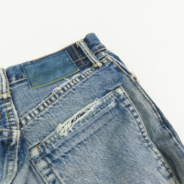 実際に弊社で買取させて頂いたvisvim/ビズビム 20AW 渋谷PARCO限定 JOURNEYMAN PANTS TACKED CRASH PEERLESS デニムパンツ 0120305005004 1の画像 7枚目