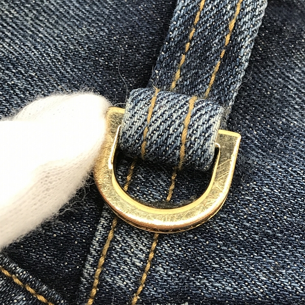 実際に弊社で買取させて頂いたmastermind JAPAN/マスターマインドジャパン 12AW neworder期 ダブルウエスト ジャガードデニムパンツ LMB2-PA06-02-D/1の画像 6枚目