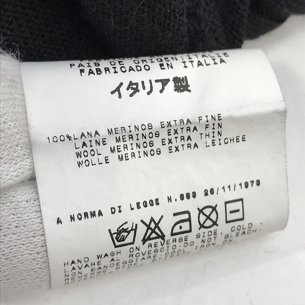 実際に弊社で買取させて頂いたVERSUS VERSACE/ヴェルサスヴェルサーチ ENEMY WITHIN ニットカットソー /38の画像 4枚目