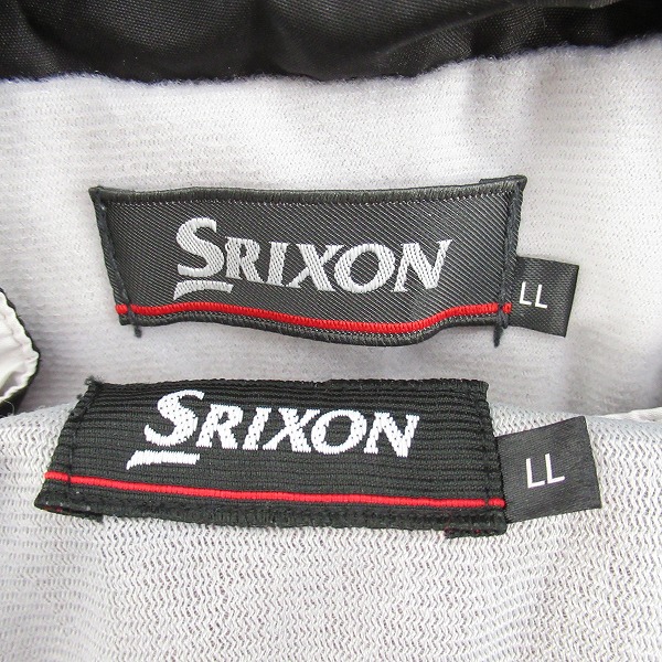 実際に弊社で買取させて頂いたSRIXON/スリクソン ジップアップジャケット LL/2点セットの画像 2枚目