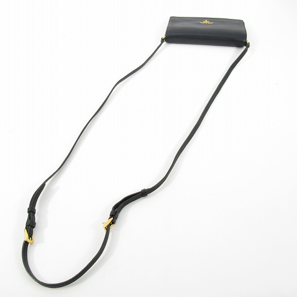 実際に弊社で買取させて頂いたPRADA/プラダ レザー ショルダーウォレット/財布の画像 2枚目