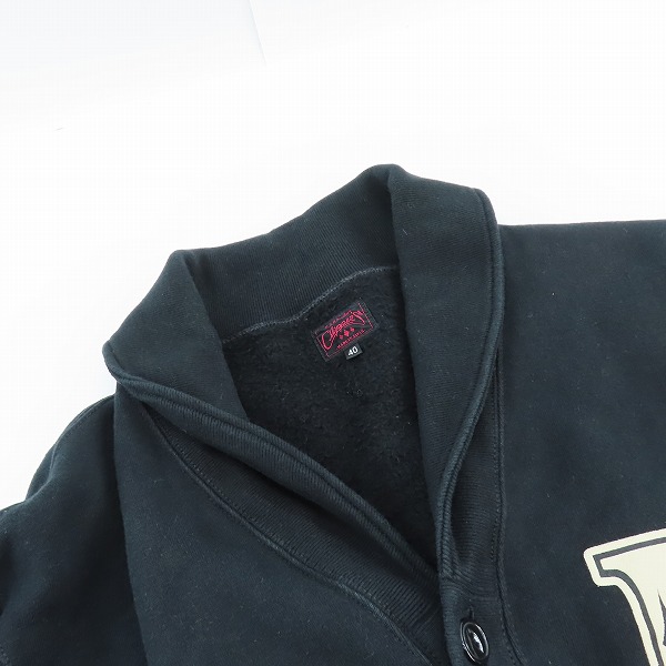実際に弊社で買取させて頂いたR.J.B Clipper's/フラットヘッド スウェット ショールカラー カーディガン 40の画像 5枚目