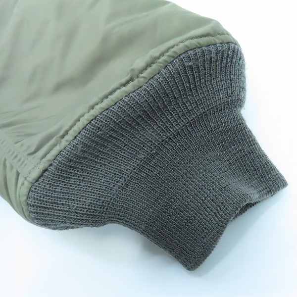 実際に弊社で買取させて頂いたALPHA INDUSTRIES/アルファインダストリーズ  MA-1 フライトジャケット 3A382/Lの画像 8枚目