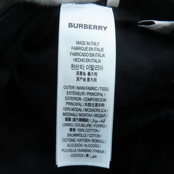 実際に弊社で買取させて頂いた【JPタグ】BURBERRY/バーバリー TBロゴ刺繍 ベースボールキャップ 8024037/Lの画像 6枚目
