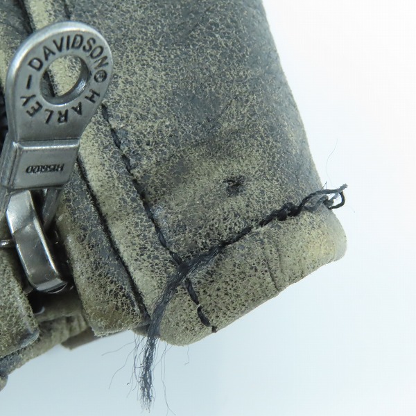 実際に弊社で買取させて頂いたHARLEY-DAVIDSON/ハーレーダビッドソン VICTORY LANE LEATHER JACKET/ビクトリーレーン レザージャケット 98057-13VM/VTの画像 7枚目