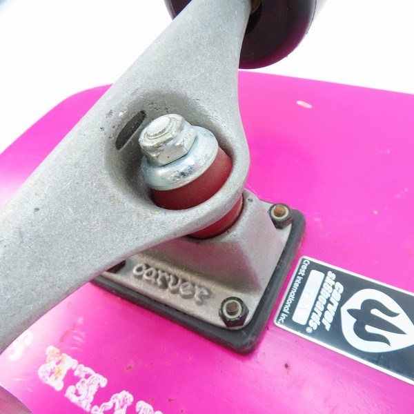 実際に弊社で買取させて頂いたCarver Skateboards/カーバー CREST INT'L INC LIMITED EDITION サーフスケート/スケートボード コンプリートデッキ の画像 3枚目