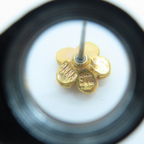 実際に弊社で買取させて頂いたANNA SUI/アナスイ パール/ストーン ロングネックレス/ピアス 2点セット の画像 6枚目