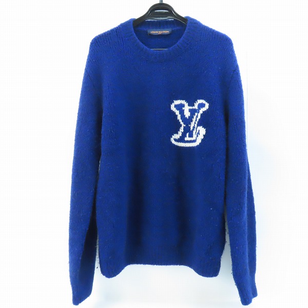 実際に弊社で買取させて頂いた【JPタグ】LOUIS VUITTON/ルイヴィトン LVインタルシア クルーネック ヤクウール ニット/セーター RM202M VSS HJN18W/XL