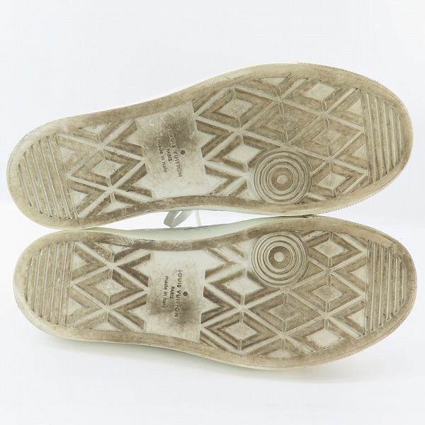 実際に弊社で買取させて頂いたLOUIS VUITTON/ルイヴィトン タトゥーライン モノグラム レザースニーカー LD1200 8の画像 2枚目