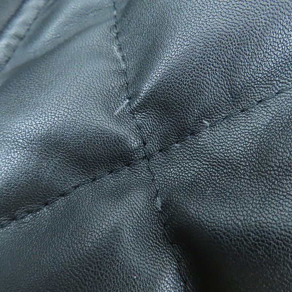 実際に弊社で買取させて頂いたCRIMIE/クライミー ダイヤモンドキルトレザージャケット CR-02C5-JK03/XXL の画像 7枚目