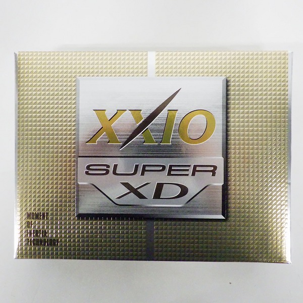 実際に弊社で買取させて頂いた【未使用/オウンネーム】DUNLOP/ダンロップ XXIO/ゼクシオ SUPER XD ゴルフボール ホワイト 1ダースの画像 2枚目
