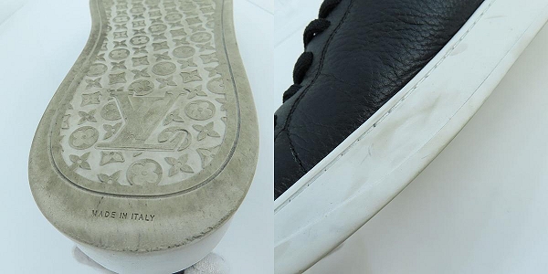 実際に弊社で買取させて頂いたLouis Vuitton/ルイヴィトン LVリゾートライン 2022 レザースニーカー/9の画像 8枚目