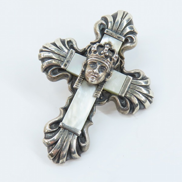 実際に弊社で買取させて頂いたJustin Davis/ジャスティンデイビス シルバー925 Egyptian Cross pendant/エジプシャン クロス ペンダント