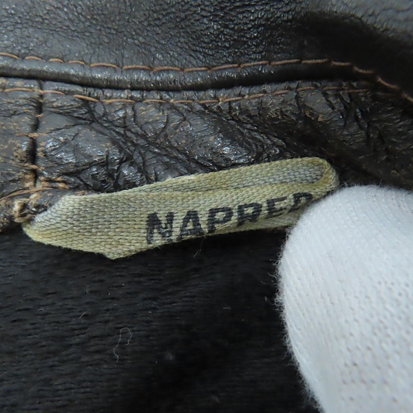 実際に弊社で買取させて頂いたEuro Vintage/ユーロヴィンテージ Napredak Tešanj社製 レザー ジャケット /50ベルト付の画像 2枚目