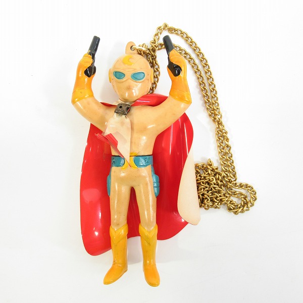 実際に弊社で買取させて頂いたPOPY/ポピー 他 月光仮面 宣弘社 レトロ ソフビペンダント/2点セットの画像 2枚目