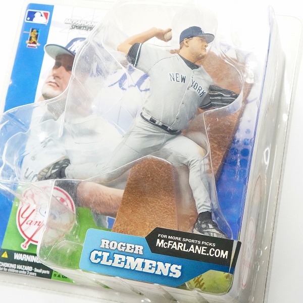 実際に弊社で買取させて頂いた【未開封】McFARLANE TOYS/マクファーレントイズ ニューヨーク・ヤンキース JORGE POSADA/ROGER CLEMENS フィギュア 2点セットの画像 5枚目
