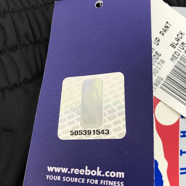 実際に弊社で買取させて頂いた【未使用】Reebok/リーボック  NBA KINGS/キングス トラック パンツ/Mの画像 5枚目