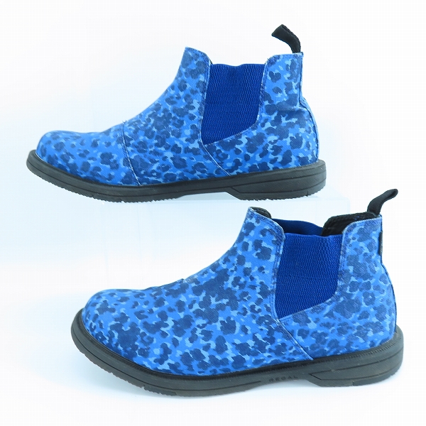 実際に弊社で買取させて頂いたREGAL/リーガル ゴアテックス サイドゴアブーツ ブルー カモフラ/27.0の画像 3枚目